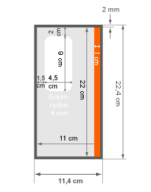 Briefhüllen DIN Lang - mit Fenster